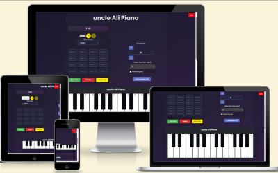 Web Application Development – Uncle Ali Piano