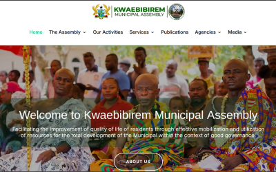 Website Development – Kwaebibirem Municipal Assembly